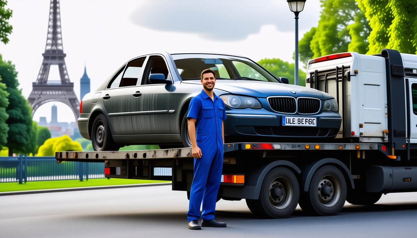 bénéficiez d’un service d’épaviste gratuit en île-de-france pour l’enlèvement rapide et sans frais de votre véhicule hors d’usage. intervention professionnelle, simple et efficace !