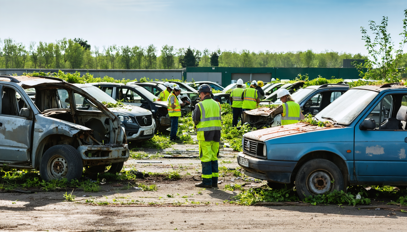 centre vhu 91 propose l’enlèvement gratuit de votre épave en essonne et assure un recyclage écologique des véhicules hors d’usage. service rapide, professionnel et respectueux de l’environnement.